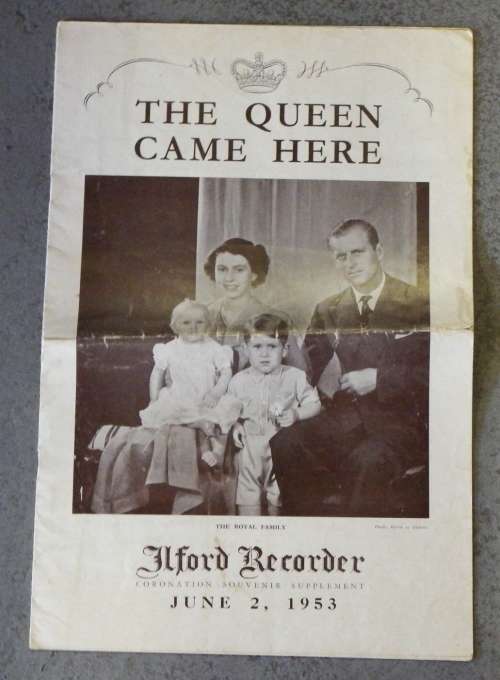 The Queen came here - Ilord Recorder June 2, 1953 - Coronation Souvenir Supplement
