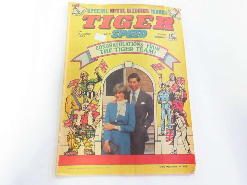 Tiger and Speed Comics - Special Royal wedding issue  - 1 August 1981