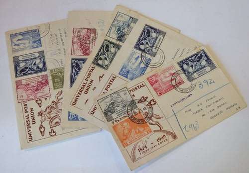 Universal Postal Union lot of 5 covers - 1949