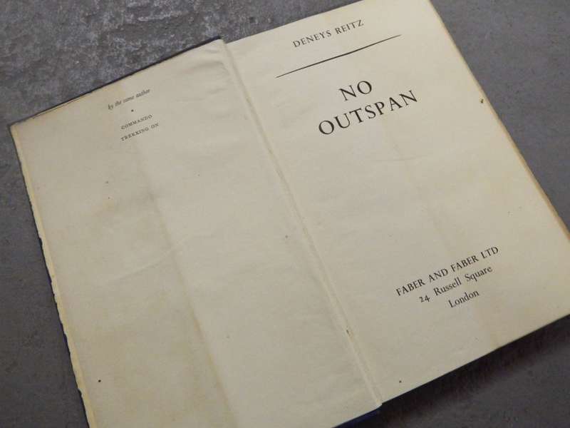 No Outspan by Deneys Reitz - Faber and Faber Ltd