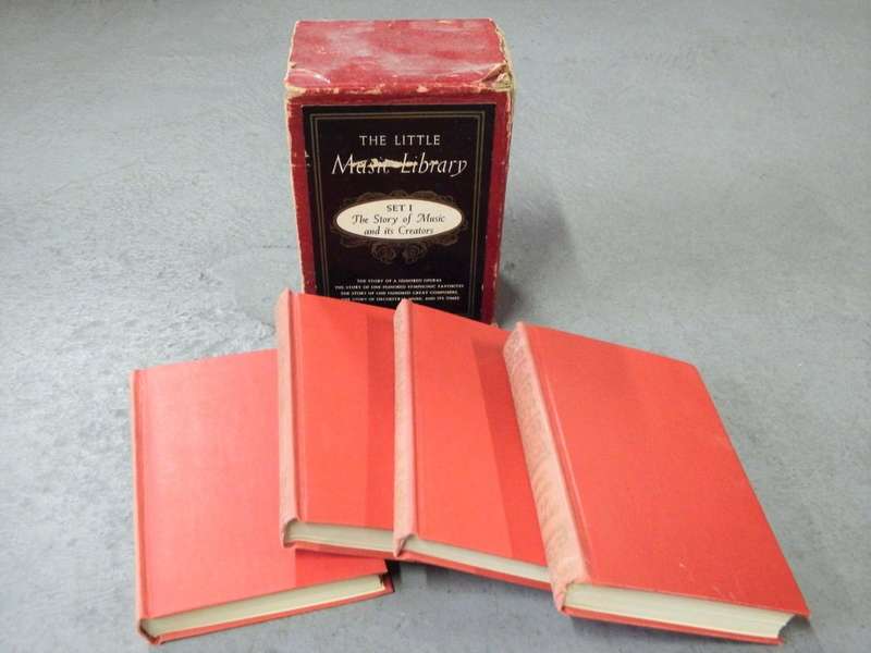 The Little Music Library - Set 1 in 4 Volumes - Published 1940, 1940, 1942 and 1943