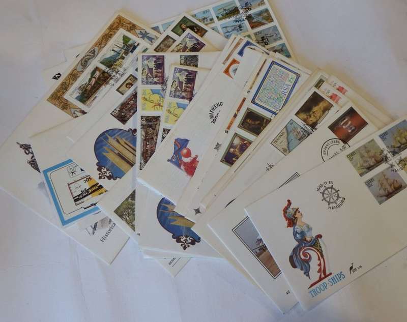 Lot of 32 Southern Africa first day covers - With duplicates