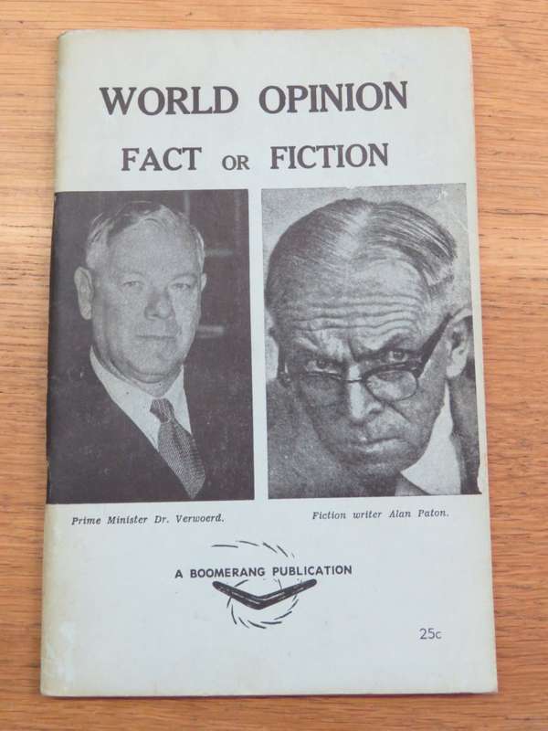 Wold Opinion Fact of Fiction - Boomerang publication
