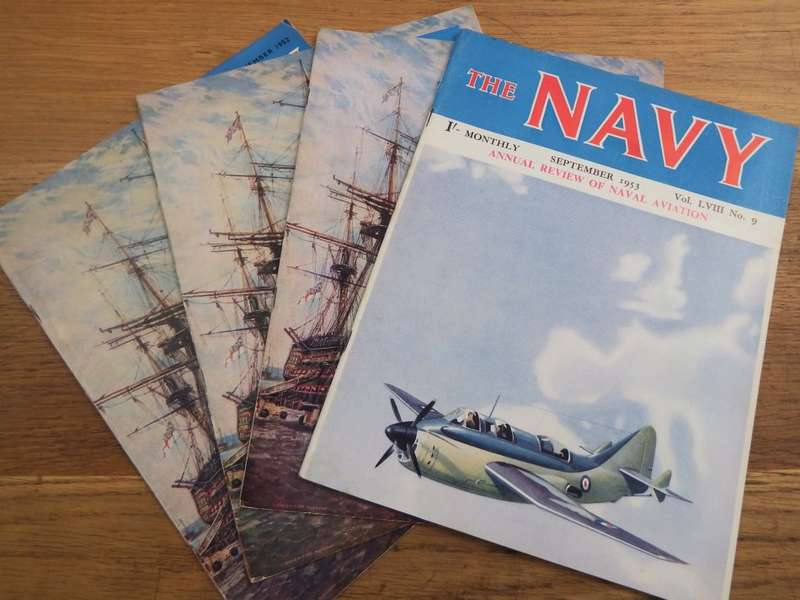Lot of 4 The Navy Magazines