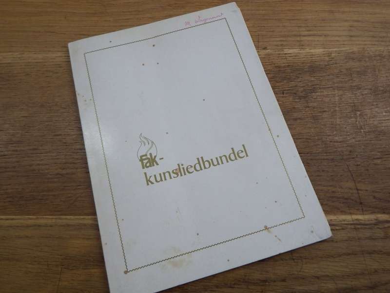 FAK Kunsliedbundel - Eerste druk 1984