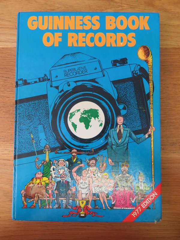 Guiness Book of records 1977 edition