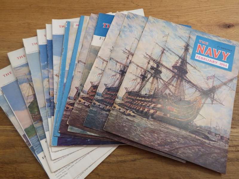 Lot of 15 The Navy Magazines - 1954-1960