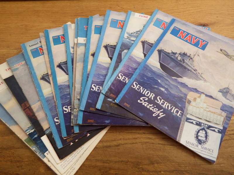Lot of 15 The Navy Magazines