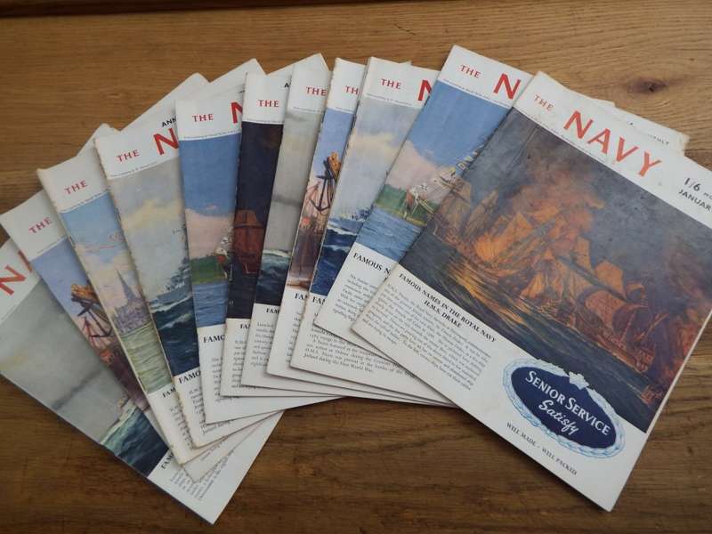 Full set of 1962 The Navy Magazines