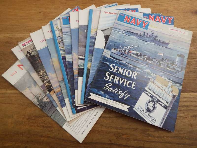Full set of 1958 The Navy Magazines