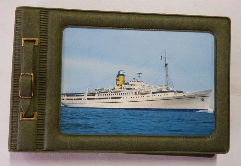 Postcard book with 48 unused cards - Sold on cruise ships - Vintage