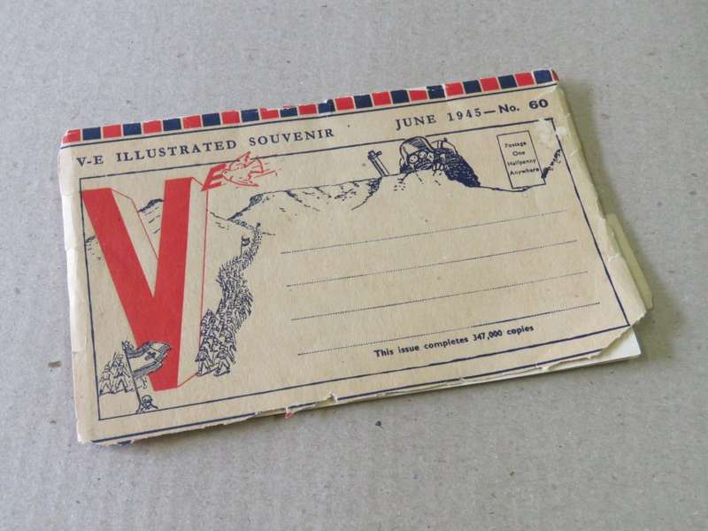 WW2 VE Illustrated souvenir booklet - June 1945 - no.60