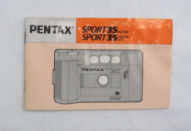 Pentax Sport 35 camera booklet