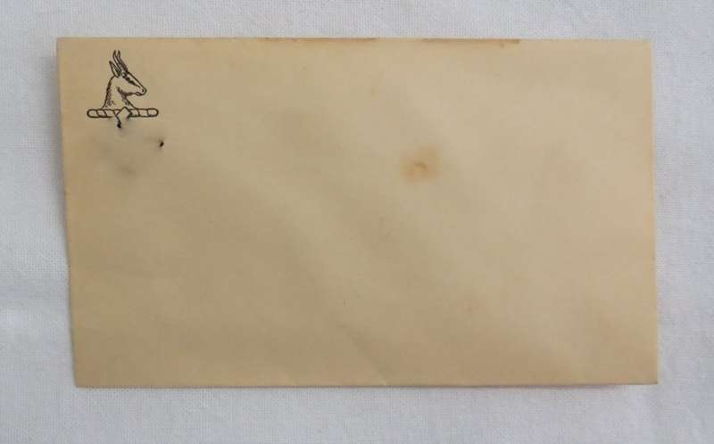South Africa Greyshirts Postal stationery cover