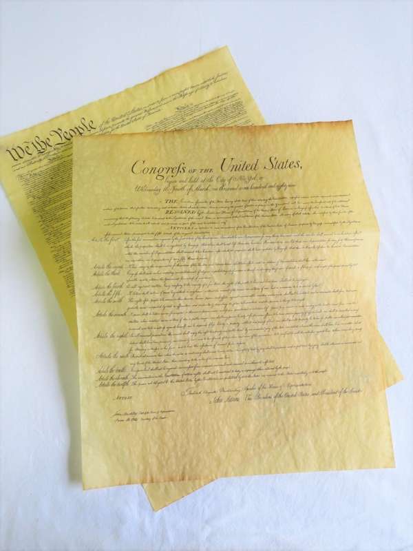 1789 Congress of USA reprinted document