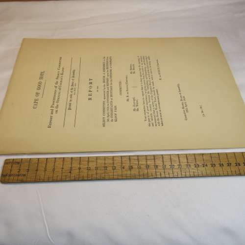 1859 Cape of Good Hope report of the select committee of the House of Assembly