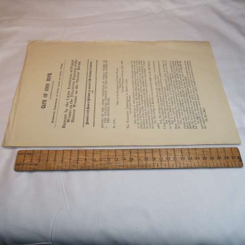 1880 Cape of Good Hope original report by the Chief Inspector
