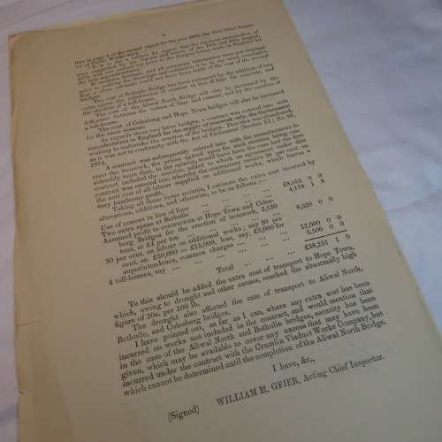 1880 Cape of Good Hope original report by the Chief Inspector