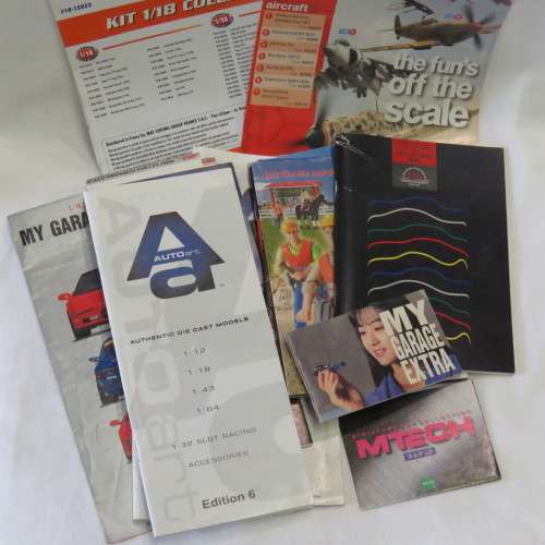 Lot of model cars collection series booklets