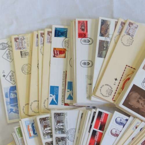 Lot of more than 90 RSA First day covers - Some variations with postmarks