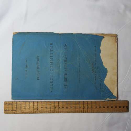 Original 1867 Report ordered by the House of Assembly of the Cape of Good Hope