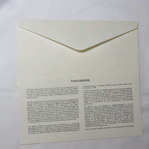 RSA Boy scouts signed cover - Helicopter post and Balloon post - Cover no. 37/100