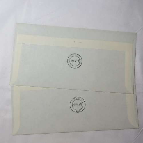 Lot of 2 Suidwes Lugdiens flight covers - Flight SW 904 and SW 901