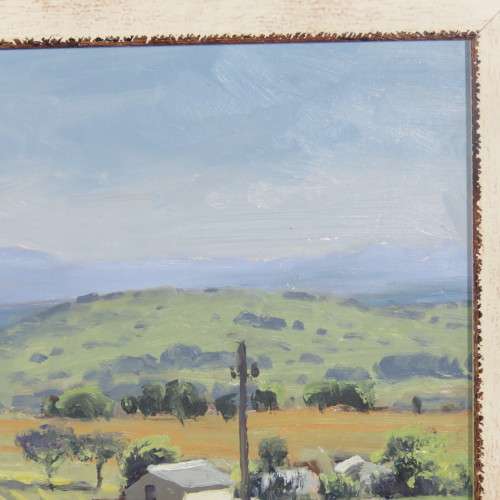 Robert Koch landscape painting - Frame size: 40cm x 36cm - Art size: 27cm x 23cm