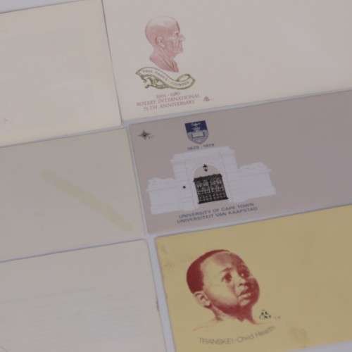 Lot of South Africa and Homelands unused First day covers