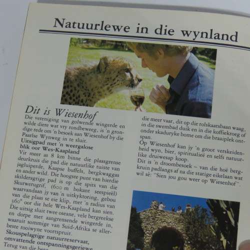 Kaart en gids tot die Paarlse Wynberg