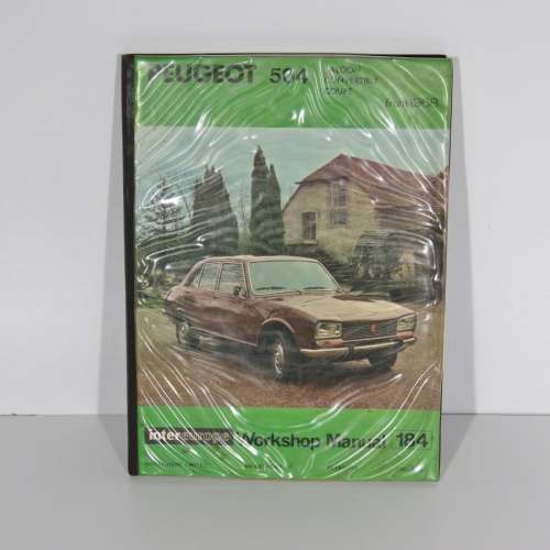 Peugeot 504 from 1968 workshop manual 184