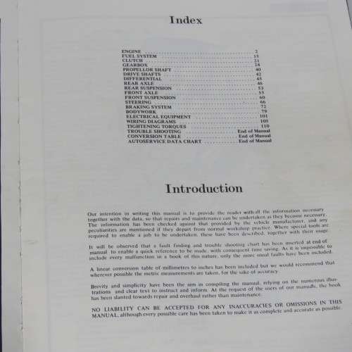 Peugeot 504 from 1968 workshop manual 184