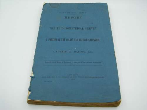 1863 Cape of Good Hope report on the trigonometrical survey of a portion of the colony