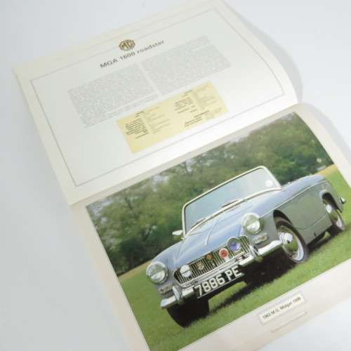 M.G. - Great Marques poster book by Chris Harvey