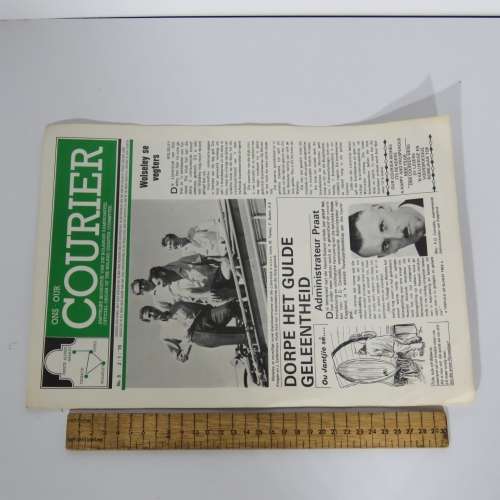 Lot of 8 Ons Courier newspapers - Issued after Tulbagh Disaster
