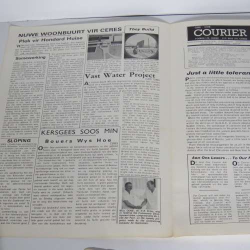 Lot of 8 Ons Courier newspapers - Issued after Tulbagh Disaster