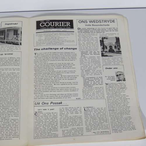 Lot of 8 Ons Courier newspapers - Issued after Tulbagh Disaster