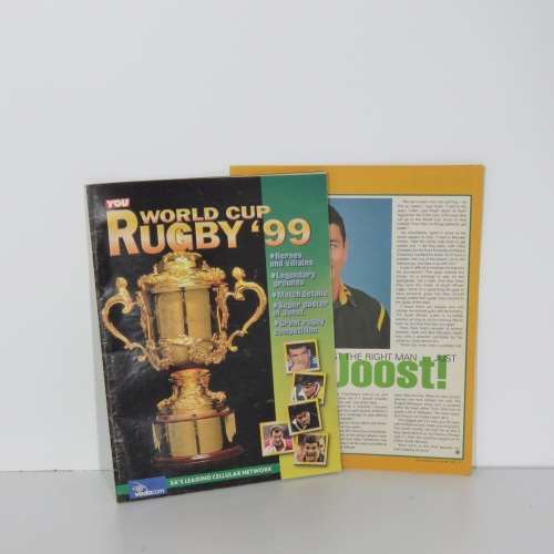 Rugby World Cup 1999 booklet