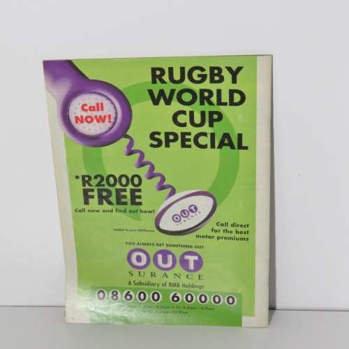 Rugby World Cup 1999 booklet