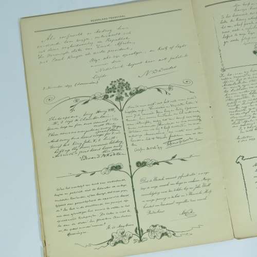 Nederland Transvaal Gedenkboek opgedragen aan het volk van Transvaal en Oranje-Vrijstaat