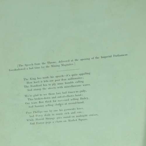 Book with South African Political cartoons, 1906-1907