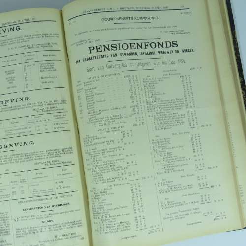 Bound Volumes of March, April and May 1897 Government Gazettes of the ZAR - Just before the Boer War
