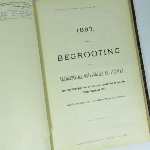 Bound Volumes of March, April and May 1897 Government Gazettes of the ZAR - Just before the Boer War