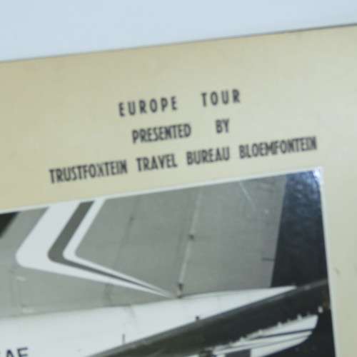1969 Europe tour picture - Presented by Trustfontein travel bureau Bloemfontein - Photo size