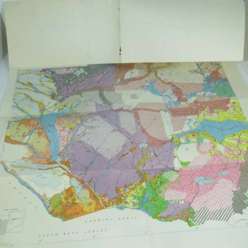 Northern Rhodesia 1950 Vegetation soil map in excellent condition