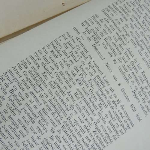 Een eeuw  van onrecht  -FW Reitz -Printed in 1900 in book form together with the original manuscript