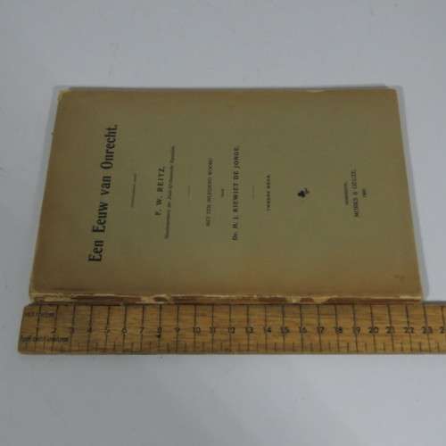 Een eeuw  van onrecht  -FW Reitz -Printed in 1900 in book form together with the original manuscript