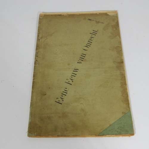 Een eeuw  van onrecht  -FW Reitz -Printed in 1900 in book form together with the original manuscript