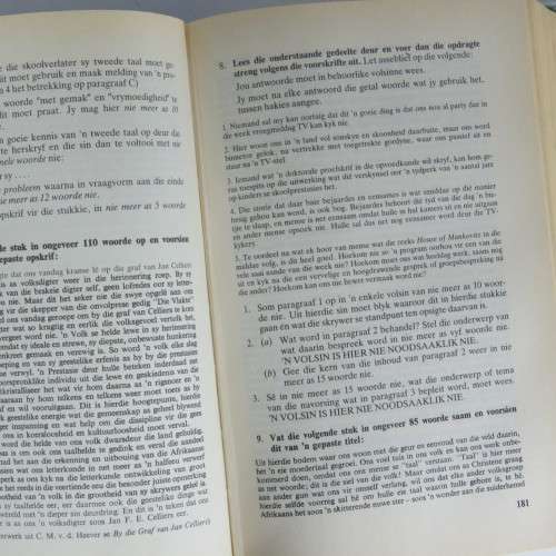 Afrikaans my Taal 9/10 handbook - 1986 Silabus