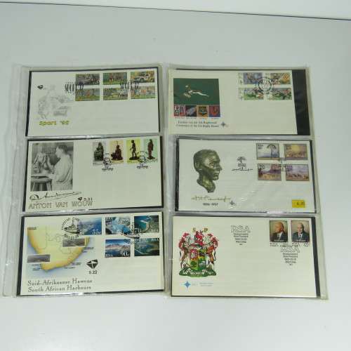 Collection of over 60 SA First Day covers and lot of extra items